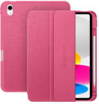 Apple Tech-Protect Sc Pen Canvas Apple iPad 11 2025 / 10.9 2022 oldalra nyíló, kitámasztható mappa tok ceruza tartóval, magenta - phoner