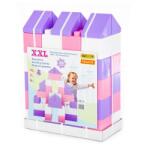 Polesie Óriás építőkocka, 36 darabos, rózsaszín, POLE-40299