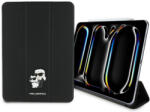 Apple Karl Lagerfeld Saffiano Magnetic Karl &Choupette Apple iPad Pro 11 2024 kihajtható tok, Mágneses, fekete (KLFC11PM24SAKCK) - phoner