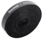 Baseus Rainbow Circle kábelrendező tépőzáras szalag, 3m, fekete