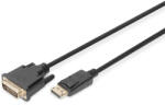 ASSMANN DB-340301-020-S video átalakító kábel 2 M DisplayPort DVI-D Fekete (DB-340301-020-S)