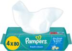 Pampers Fresh Clean Nedves Törlőkendő, 4 Csomag/320 db