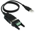Roline Kábel USB-A - RS422/485, konverter, M/M, 1, 2m, fekete (12.02. 1174-5) (12.02. 1174-5) (12.02.1174-5)