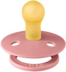 BIBS játszócumi - Colour natúr kaucsuk 0-6 hó tearózsa 1 db tasakban - vital24