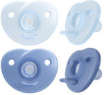 Philips játszócumi szilikon Soothie 0-6hó fiú 2db - vital24