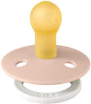 BIBS játszócumi - Colour natúr kaucsuk éjszakai 0-6 hó púderrózsaszín 1 db tasakban - vital24