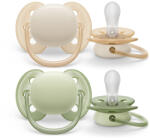 Philips játszócumi Ultrasoft Premium neutral 0-6hó fiús 2db - vital24