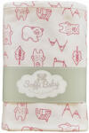  Soffi Baby takaró pamut dupla macik pink 80x100cm