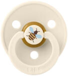 BIBS játszócumi - Studio Méhecske Colour natúr kaucsuk 6-18 hó krémfehér 1db tasakban - vital24