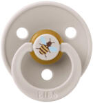 BIBS játszócumi - Studio Méhecske Colour natúr kaucsuk 6-18 hó gombaba 1db tasakban - vital24