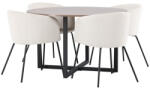  Étkezőgarnitúra Dallas 4052 (Krém + Fekete)