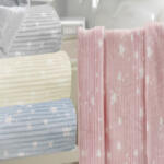  Gamberritos takaró - kordbársony/sherpa 80x110cm csillag kék 10599 - vital24