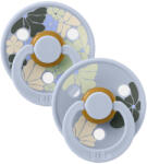 BIBS játszócumi - Studio Virágzás Colour natúr kaucsuk 6-18 hó hamvaskek mix 2 db - vital24