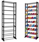 VERK GROUP Cipőtartó polc fém 30 pár szekrény könyvespolc (15206)