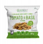 Greenergy Protein chips babból paradicsom és bazsalikom ízesítéssel 50 g greenergy (5903864780017)
