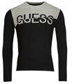 GUESS Pulóverek ALEX LS CN LOGO SWEATER Fekete EU M