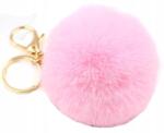 EdiBazzar Rózsaszín Kulcstartó pompon szőrme táska kulcstartó medál (5905884082799)