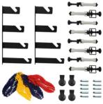 Caruba háttértartó rendszer 4 papírháttér tekercshez - falra szerelhető (BGS-4) - fotofelszereles