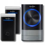 Spreest Akkumulátor Nélküli Vezeték Nélküli Csengő Ajtóhoz Vízálló 2 Gomb (Dzwonek bezprzewodowy 2N189-BB Czarny 2T1R)