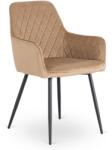 Klubfotel Étkezőszék BRESSO bársony, bézs