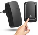 Spreest Vezeték Nélküli Csengő Akkumulátor Nélküli Ajtó Ajtóhoz Vízálló Külső (1 nadajnik 1 odbiornik 38 dźwięków)