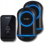 Spreest Vezeték Nélküli Kapucsengő Elemes Kapuhoz Vízálló 2 Db (Dzwonek bezprzewodowy Q188188-BB 1T2R Czarny)