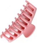  Műanyag kontycsat, erős, nagy méretű, rózsaszín francia csattal (5905884077412)