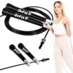 DrFit Cardio box ugrókötél csapágyakkal Állítható acél zsinór strapabíró (SKAKANKA BOKSERSKA STALOWA Z ŁOŻYSKAMI 3M)