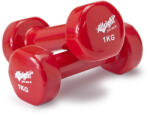 Allright Súlyzó, súlyzó szett 2x1 kg fitnesz súlyzó öntöttvas vinil (FE04026)
