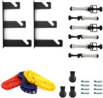 Caruba háttértartó rendszer 3 papírháttér tekercshez - falra szerelhető (BGS-3) - caruba