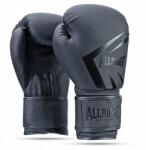 Allright Boxkesztyű, 10oz, fekete matt, PU, sparring edzéshez (SW02109)