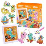  Gyémánt Hímzés Dinoszauruszok matrica XXL Keret (HAFT DIAMENTOWY DINOZAUR ZESTAW 20cm)