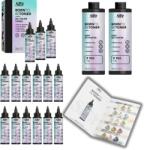 Shot | Cosmetice Profesionale Set complet 15 tonere BTB SHOT + 2 oxidanti GRATIS + nuantier GRATIS (C7629)