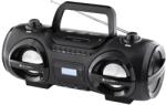 GoGEN Radio FM cu CD și Bluetooth GoGEN CDM 425 BTDAB, 25 W, MP3, USB, card SD, telecomanda, negru/argintiu (GOGCDM425BTDAB)