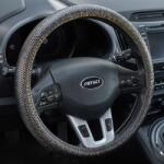 AMiO kormányvédő arany kígyómintás M méret 37-39cm (02810)