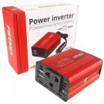 AMiO Feszültségátalakító AMiO 12V/230V 150W/300W 2xUSB PI01