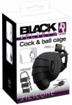 Orion Fekete bársony pénisz- és golyótartó (4024144477937)