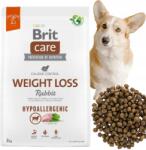 Brit Kutyaeledel Brit nyúl túlsúlyos kutyáknak Dog Hypoallergenic Weight Loss 3KG