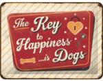 Nostalgic Art Germany Placă metalică 15 x 20 - Key To Happiness - Cheia Fericirii (1559)