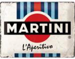 Nostalgic Art Germany Placă metalică 30 x 40 - Martini - L'Aperitivo Racing Stripes - Dungi de Cursa (1922)