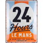Nostalgic Art Germany Placă Decor 30 x 40 - 24H Le Mans - Un Secol de Intreceri (2659)
