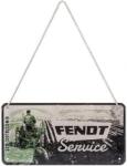Nostalgic Art Germany Placă metalică cu Șnur 10 x 20 - Fendt - Service - Ul Campului (2519)