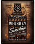 Nostalgic Art Germany Placă metalică 30 x 40 - Whiskey - Raza de Soare (1853)