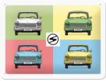 Nostalgic Art Germany Placă metalică 15 x 20 - Trabant - Pop Art (2112)