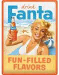 Nostalgic Art Germany Placă metalică 30 x 40 - Fanta - Beach Girl - Fata de pe Plaja (2329)