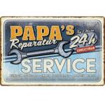 Nostalgic Art Germany Placă Decor metalică 20 x 30 - Papa's Service (2694)