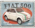 Nostalgic Art Germany Placă 30 x 40 - Fiat 500 - Turin Italia (2366)
