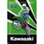Nostalgic Art Germany Placă metalică 20 x 30 - Kawasaki Kx Motocross (2664)