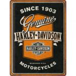 Nostalgic Art Germany Placă Decor 30 x 40 - Harley Davidson Motociclete Autentice (2418)