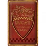 Nostalgic Art Germany Placă Decor metalică 20 x 30 - Ducati Meccanica Bologna - Fabrica Mecanica Din Bologna (2482)